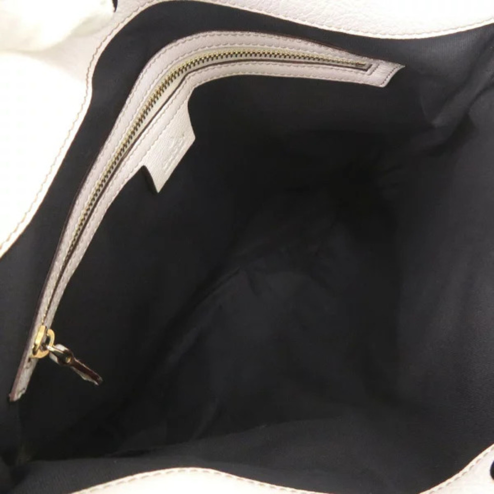 Gucci Sherry Leather White One Shoulder Hobo Bag Shoulder - Picture 6 of 6